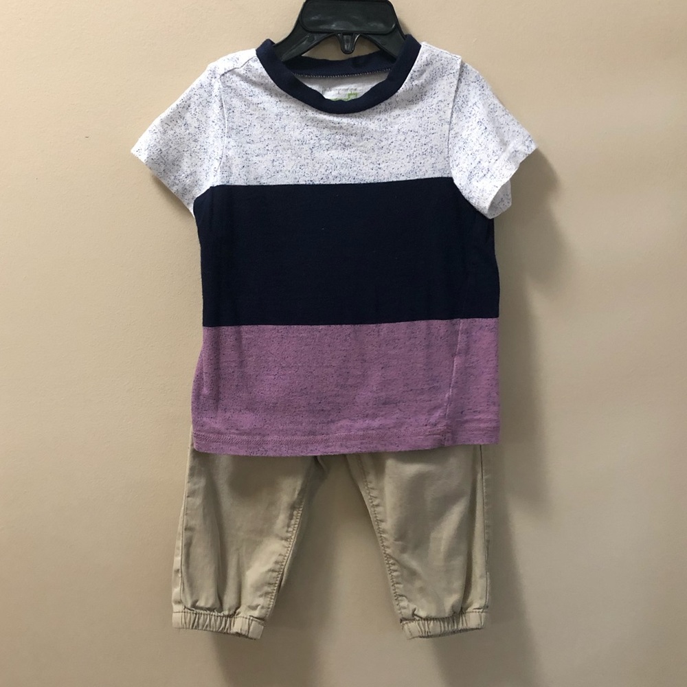 Baby Boy Cotton Outfit—Gymboree/First Impressions